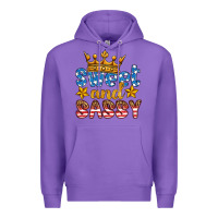 Purple usa sweet and sassy Premium Hoodie - HRA Design Shop