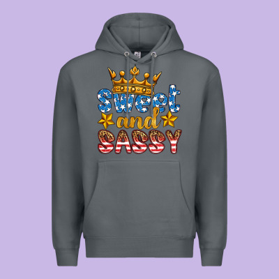 Usa Sweet And Sassy Premium Hoodie Designed By Hra Design Shop