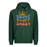 Sports Green usa sweet and sassy Premium Hoodie - HRA Design Shop