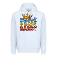 White usa sweet and sassy Premium Hoodie - HRA Design Shop