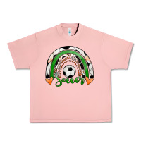 Salmon Soccer Rainbow Urban Heavy Tee - RanaPortraitStore