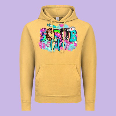 Scrub Life Vintage Hoodie Designed By Adodesignshop