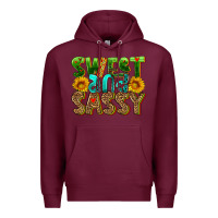 Burgundy sweet and sassy Premium Hoodie - HRA Design Shop