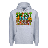 Heather Grey sweet and sassy Premium Hoodie - HRA Design Shop