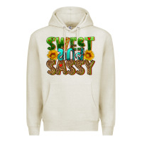 Oatmeal Heather sweet and sassy Premium Hoodie - HRA Design Shop