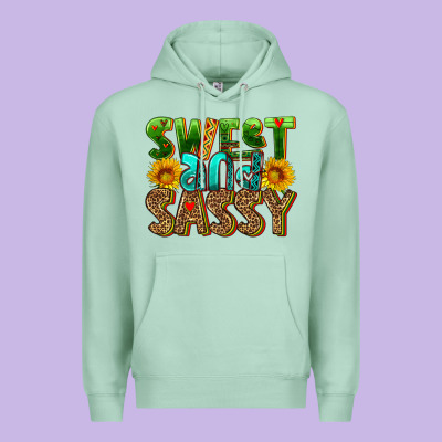 Sweet And Sassy Premium Hoodie Designed By Hra Design Shop