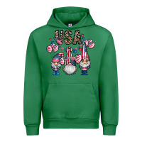 Emerald usa america gnome Urban Hoodie - CowhideDigitalArt