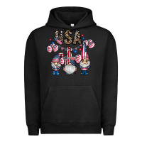 Pigment Black usa america gnome Urban Hoodie - CowhideDigitalArt