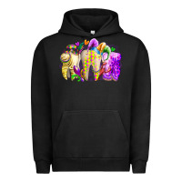 Pigment Black mardi gras tooth Urban Hoodie - RacoonDesign