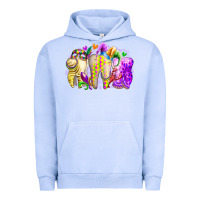 Pigment Grape Ice mardi gras tooth Urban Hoodie - RacoonDesign
