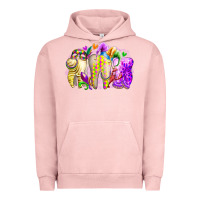Pigment Salmon mardi gras tooth Urban Hoodie - RacoonDesign