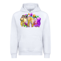 White mardi gras tooth Urban Hoodie - RacoonDesign