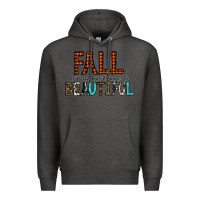 Charcoal Heather Fall Is Proof That Change Is Beautiful Premium Hoodie - CowhideDigitalArt