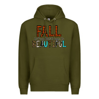 Army Green Fall Is Proof That Change Is Beautiful Premium Hoodie - CowhideDigitalArt