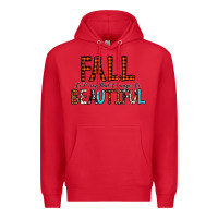 Red Fall Is Proof That Change Is Beautiful Premium Hoodie - CowhideDigitalArt