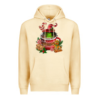 Pina Colada christmas coffee afro gnome Premium Hoodie - FaDigitalArtStudio
