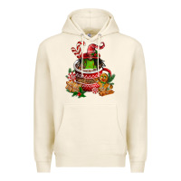 Tofu christmas coffee afro gnome Premium Hoodie - FaDigitalArtStudio