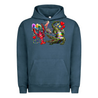 Pigment Midnight Navy mardi gras Urban Hoodie - RacoonDesign