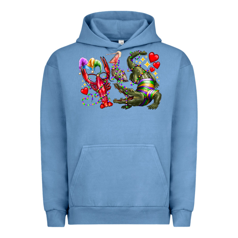 Mardi Gras Urban Hoodie by RacoonDesign | Teevron