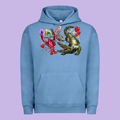 Mardi Gras Urban Hoodie Designed By Racoondesign