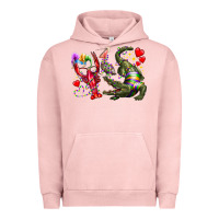 Pigment Salmon mardi gras Urban Hoodie - RacoonDesign