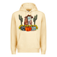 Pina Colada Fall Cow Premium Hoodie - CowhideDigitalArt