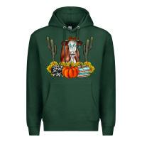 Sports Green Fall Cow Premium Hoodie - CowhideDigitalArt