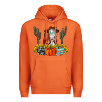 Carrot Fall Cow Premium Hoodie - CowhideDigitalArt