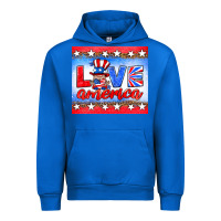 Cobalt love america gnome Urban Hoodie - HRA Design Shop