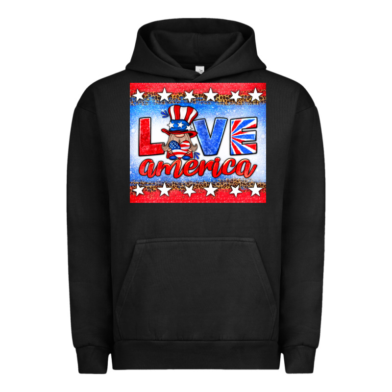 Love America Gnome Urban Hoodie by HRA Design Shop | Teevron