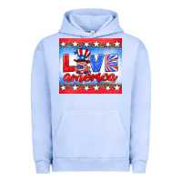 Pigment Grape Ice love america gnome Urban Hoodie - HRA Design Shop