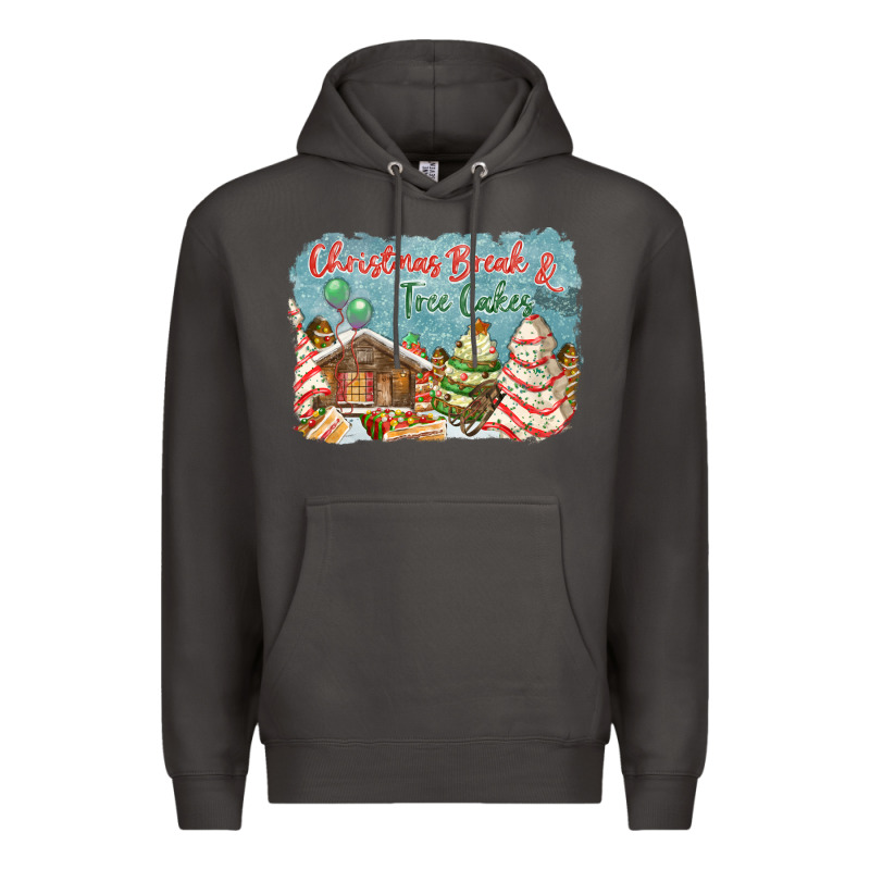 Christmas Break And Tree Cakes Premium Hoodie by FaDigitalArtStudio | Teevron
