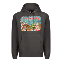 Smoke christmas break and tree cakes Premium Hoodie - FaDigitalArtStudio