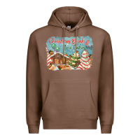 Chestnut christmas break and tree cakes Premium Hoodie - FaDigitalArtStudio