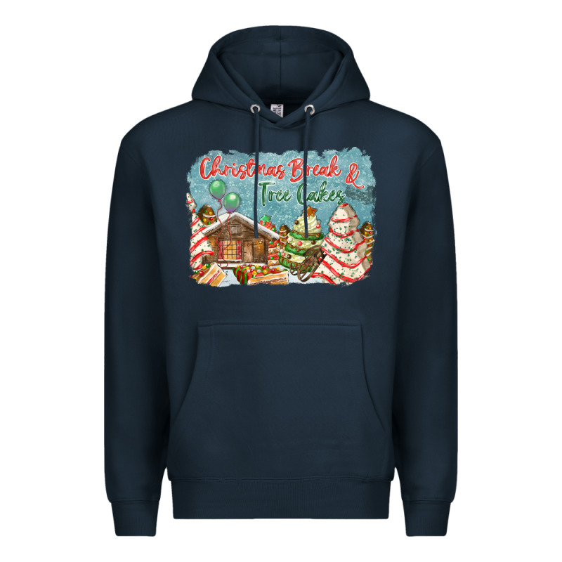 Christmas Break And Tree Cakes Premium Hoodie by FaDigitalArtStudio | Teevron