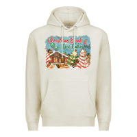 Oatmeal Heather christmas break and tree cakes Premium Hoodie - FaDigitalArtStudio