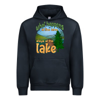 Navy what happens at the lake stays at the lake Urban Hoodie - HRA Design Shop