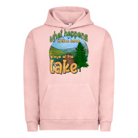 Pigment Salmon what happens at the lake stays at the lake Urban Hoodie - HRA Design Shop