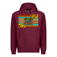 Burgundy sweet and sassy juneteenth skinny metal can holder Premium Hoodie - HRA Design Shop