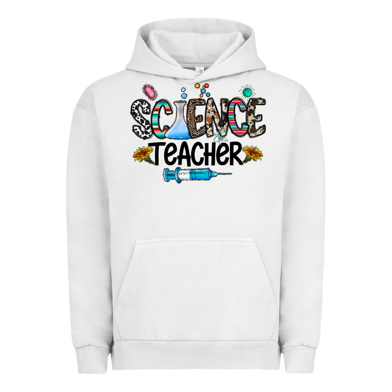 Science Teacher Urban Hoodie by CowhideDigitalArt | Teevron