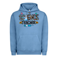 Pigment Pebble Blue science teacher Urban Hoodie - CowhideDigitalArt