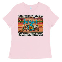 Bubblegum Pink blessed mom Ladies Tee - Artiststas