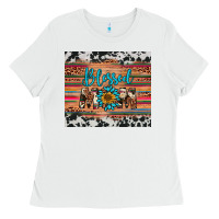 White blessed mom Ladies Tee - Artiststas