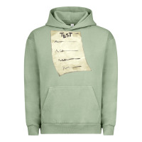 Pigment Oil Green test sheet fa element Urban Hoodie - FaDigitalArtStudio