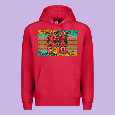 Sassy Little Soul  Skinny Metal Can Holder Premium Hoodie Designed By Hra Design Shop