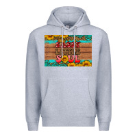 Heather Grey sassy little soul  skinny metal can holder Premium Hoodie - HRA Design Shop