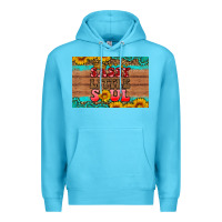 Ocean Blue sassy little soul  skinny metal can holder Premium Hoodie - HRA Design Shop
