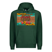Sports Green sassy little soul  skinny metal can holder Premium Hoodie - HRA Design Shop