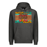 Charcoal Heather sassy little soul  skinny metal can holder Premium Hoodie - HRA Design Shop