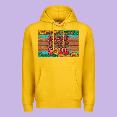 Sassy Little Soul  Skinny Metal Can Holder Premium Hoodie Designed By Hra Design Shop